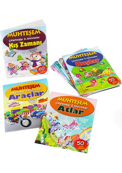 Muhteşem Çıkartmalar ve Aktiviteler Serisi - 10 Kitap