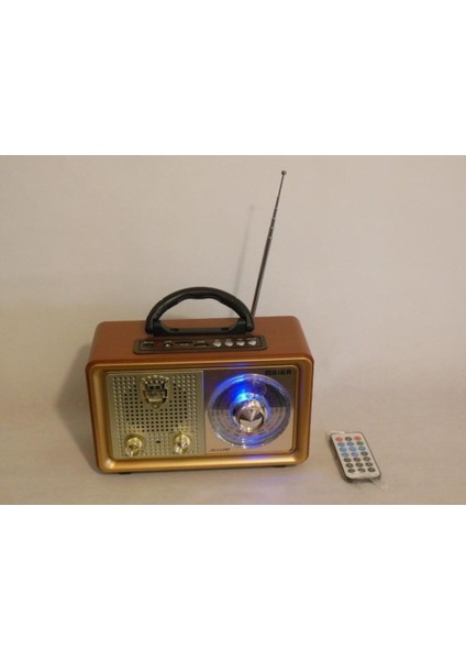 M-110 Bt Nostaljik Ahşap Retro Radyo Bluetooth Fm Sd USB