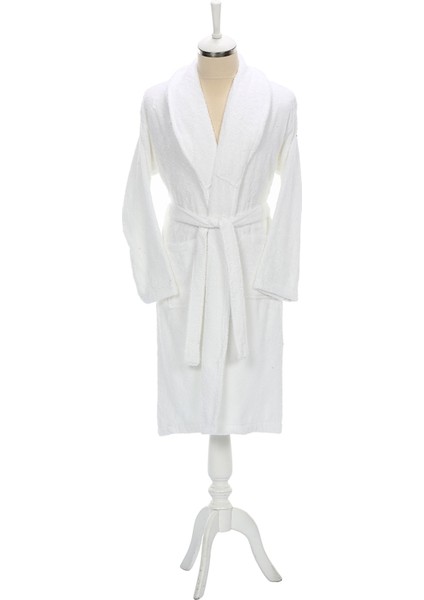 Trendy Bornoz S/m Beden Beyaz
