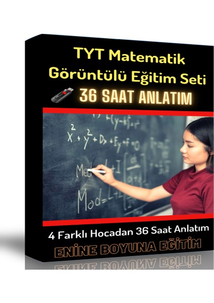 TYT Matematik Görüntülü Eğitim Seti (36 Saat Anlatım)
