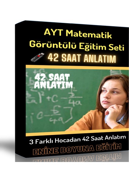 AYT Matematik Görüntülü Eğitim Seti (42 Saatlik Özel Anlatım)