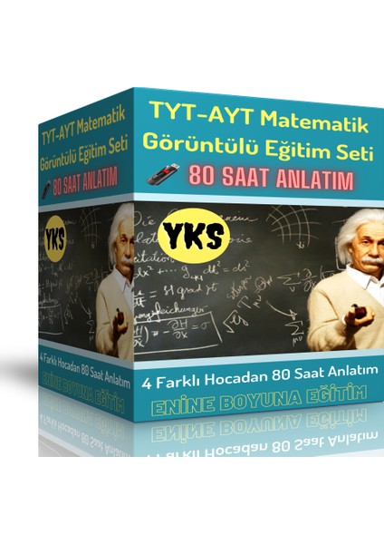 Enine Boyuna Eğitim TYT-AYT Matematik Görüntülü Eğitim Seti (80 Saat Anlatım)
