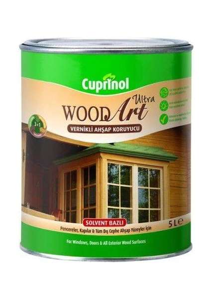 CUPRINOL Marshall  Wood Art Ultra Vernikli Ahşap Koruyucu Açık Ceviz Ağacı 0.75 Lt