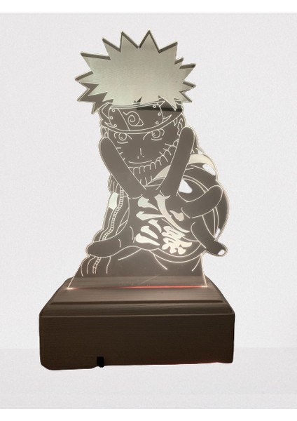Naruto Uzumaki 3D 16 Renk Gece Lambası