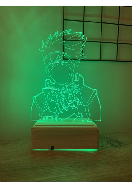 Naruto Kakashi Hatake 16 Renk Gece Lambası