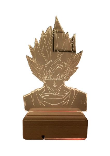 Dragon Ball Z Goku 16 Renk Gece Lambası
