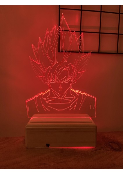 Dragon Ball Z Goku 16 Renk Gece Lambası