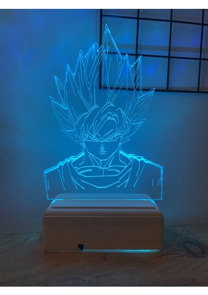 Dragon Ball Z Goku 16 Renk Gece Lambası