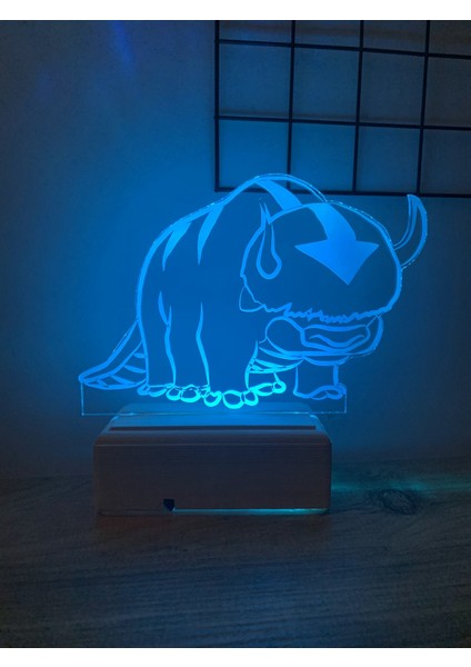 Avatar Appa 16 Renk Gece Lambası