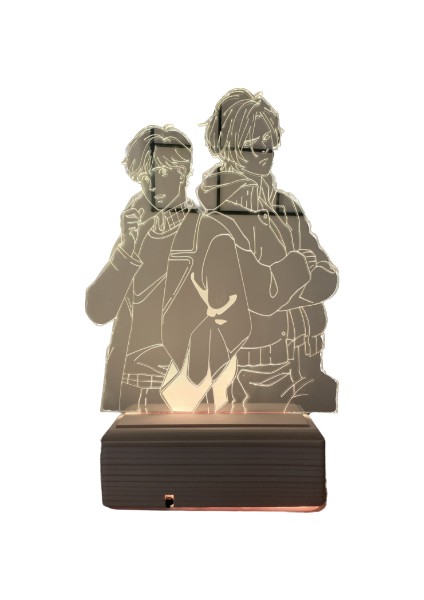 Banana Fish Ash & Eiji 16 Renk Gece Lambası