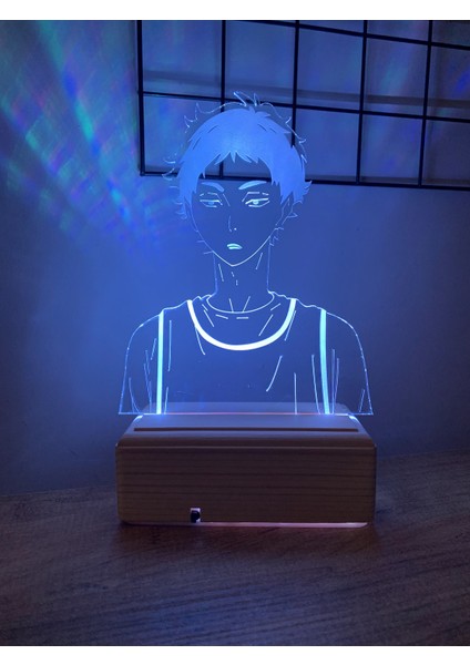 Haikyuu Akaashi Keiji 16 Renk Gece Lambası fiyatları