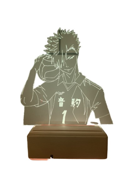Haikyu!! Kuroo 16 Renk Gece Lambası
