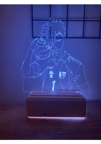 Haikyu!! Kuroo 16 Renk Gece Lambası fiyatları