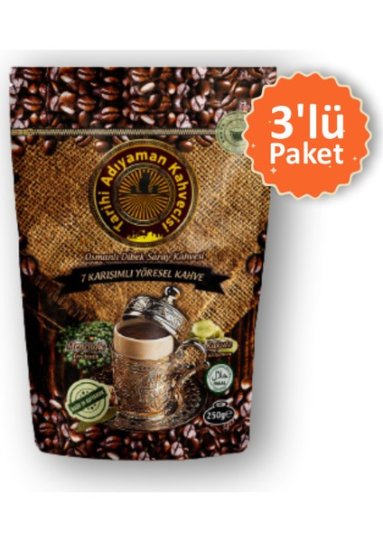 Osmanlı Saray Dibek Kahvesi Kakuli 200 gr 3'lü