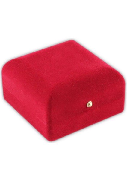 Kadife Kırmızı Kelepçe Kutusu 12 Adet fırsatları