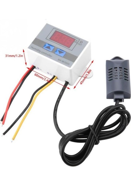 XH-W3005 220V Dijital Nem Kontrol Cihazı 1500W Kuluçka Sera Depo indirimleri
