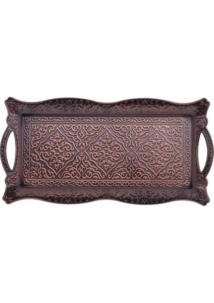 Osmanlı Motif Metal Tepsi 2 Kişilik