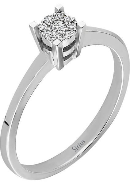 0.30 Ct. Tektaş Görünümlü Pırlanta Yüzük 0417R0145