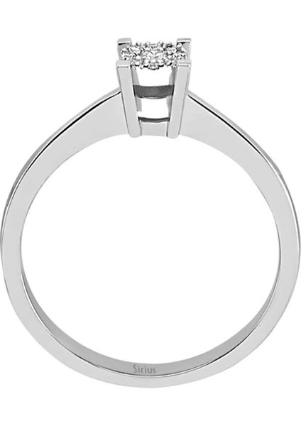 0.30 Ct. Tektaş Görünümlü Pırlanta Yüzük 0417R0145