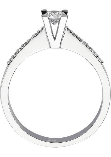 0.34 Ct. Pırlanta Tektaş Yüzük 0417R0157 modelleri
