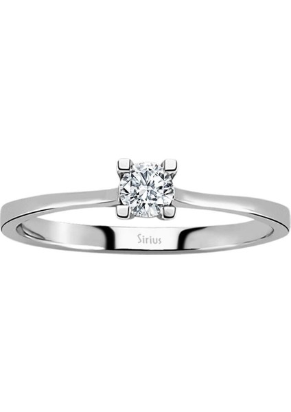 0.18 Ct. Pırlanta Tektaş Yüzük 0417R0158