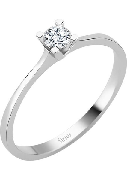 0.18 Ct. Pırlanta Tektaş Yüzük 0417R0158 fiyatları