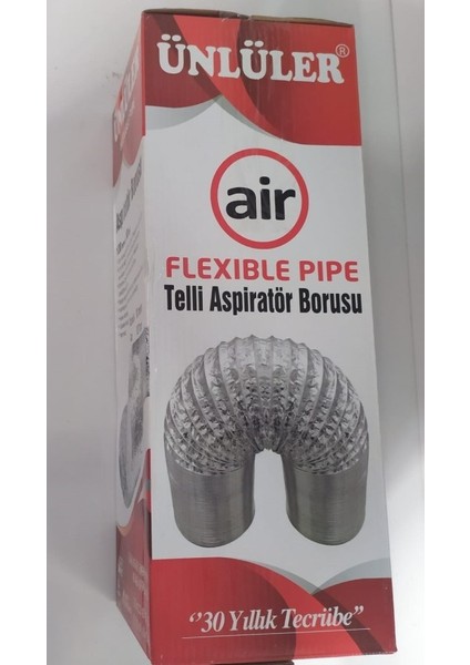 Aspi̇ratör Borusu 10 Metre Telli̇ Ünlüler Davlumbaz Borusu indirimleri