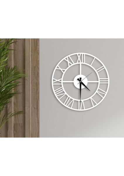 Gift Dekoratif 45CM Ahşap Duvar Saati-65