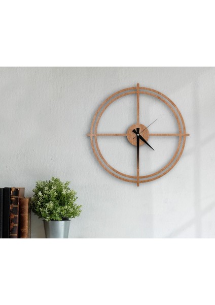 Gift Dekoratif 45CM Ahşap Duvar Saati-61