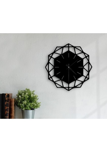 Gift Dekoratif 45CM Ahşap Duvar Saati-67