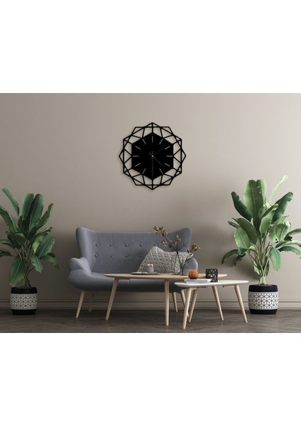 Gift Dekoratif 45CM Ahşap Duvar Saati-67