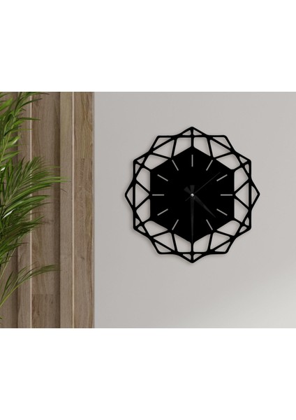 Gift Dekoratif 45CM Ahşap Duvar Saati-67