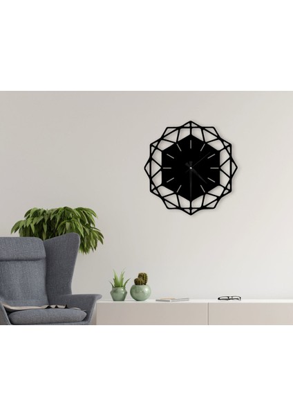 Gift Dekoratif 45CM Ahşap Duvar Saati-67
