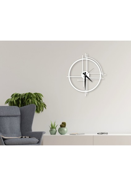 Gift Dekoratif 45CM Ahşap Duvar Saati-58