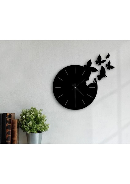 Gift Dekoratif 45CM Ahşap Duvar Saati-55