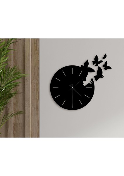 Gift Dekoratif 45CM Ahşap Duvar Saati-55