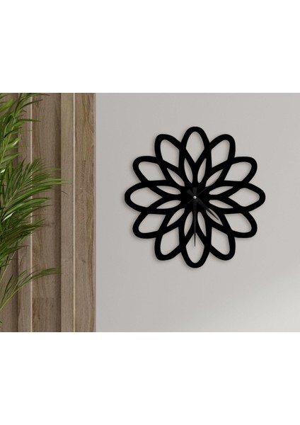 Gift Dekoratif 45CM Ahşap Duvar Saati-49
