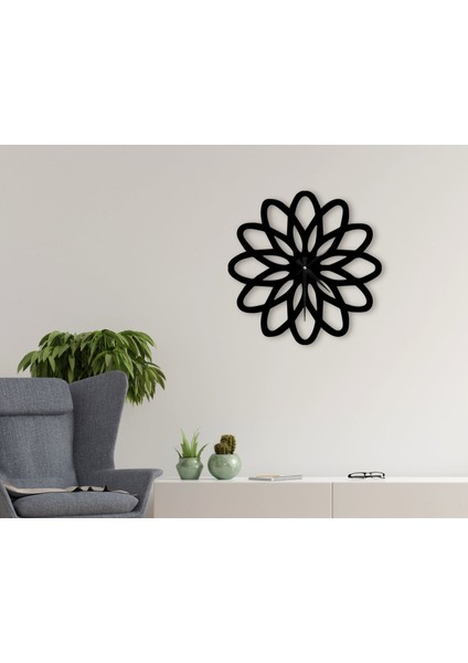 Gift Dekoratif 45CM Ahşap Duvar Saati-49