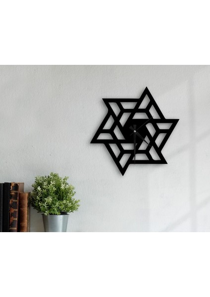 Gift Dekoratif 45CM Ahşap Duvar Saati-47