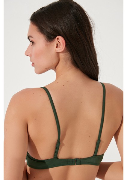 Koyu Yeşil Basic Super Sexy Bikini Üstü fırsatları