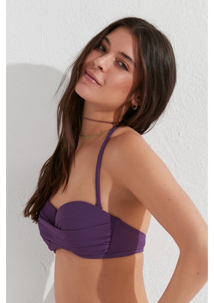 Mor Violet U-Twist Bikini Üstü modelleri