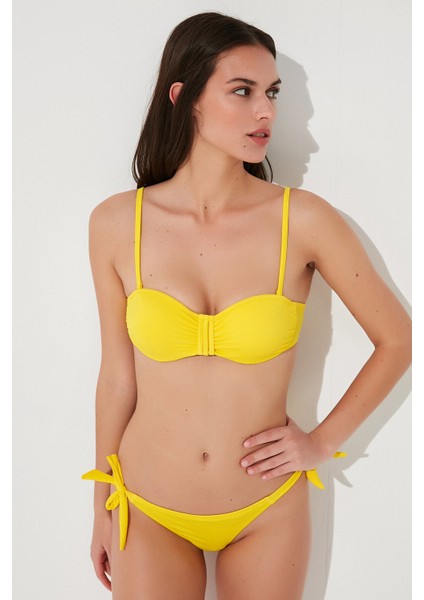 Sarı Basic Pop Bikini Üstü fiyatları
