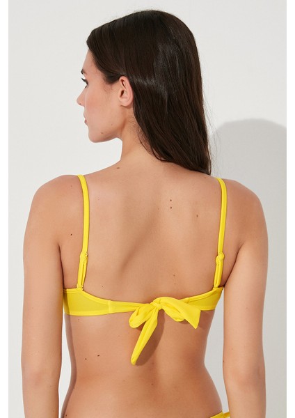 Sarı Basic Pop Bikini Üstü fırsatları