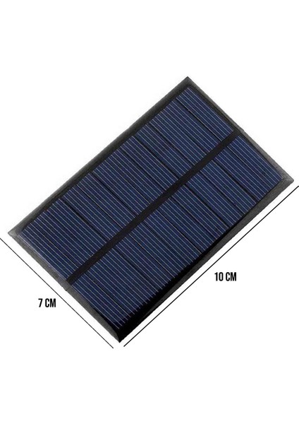 Deney Güneş Enerji Paneli Solar 6V 1.5W (100X70MM)