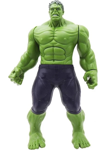 Cimcime Oyuncak Sesli Işıklı Avengers Yenilmezler Karakter Figür Oyuncak Hulk 30 cm