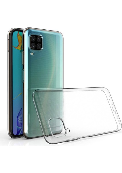 Huawei P40 Lite Kılıf Şeffaf Silikon Lüx - Şeffaf