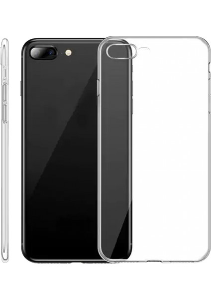 iPhone 8 Plus Kılıf Şeffaf Silikon Lüx