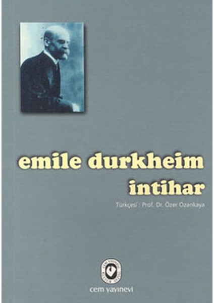 Intihar - Emile Durkheim