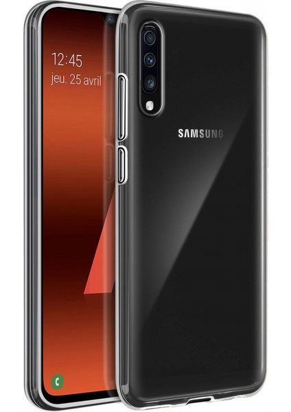 Samsung Galaxy A70 Kılıf Şeffaf Silikon Lüx
