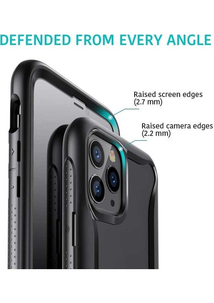 iPhone 11 Pro Kılıf Hybrid Armor Bk